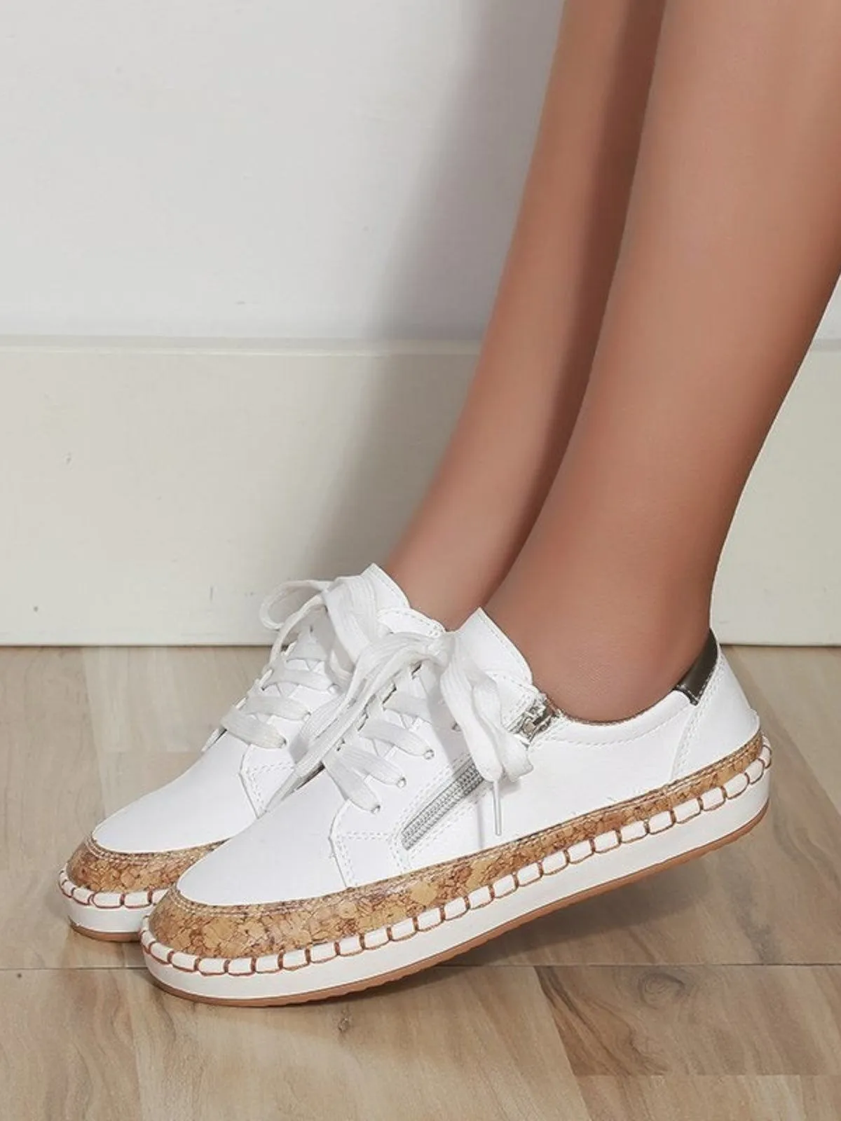 Evy Floral Color Print Sneakers